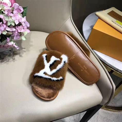 louis vuitton mink mule|louis vuitton women's mules.